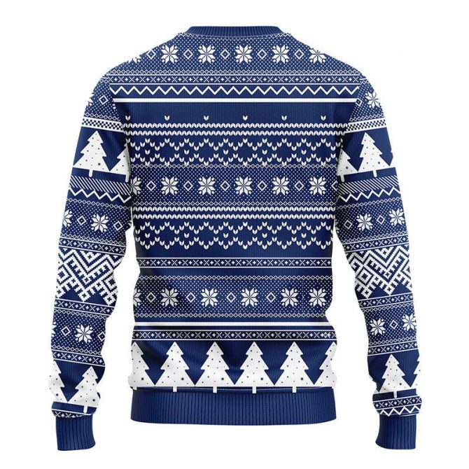 Atlanta Braves Grinch Hug Ugly Christmas Sweater, Grinch Xmas Sweater - Image 2