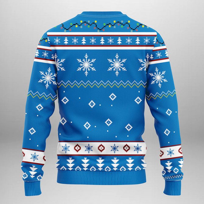 Detroit Lions Funny Grinch Ugly Christmas Sweater, Grinch Xmas Sweater - Image 2