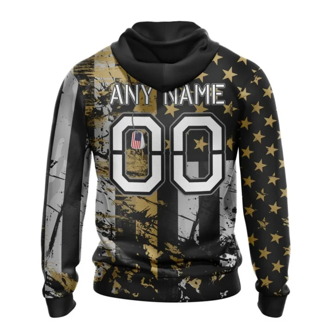 Anaheim Ducks, Specialized Jersey For America Graphic Hoodie - Image 2