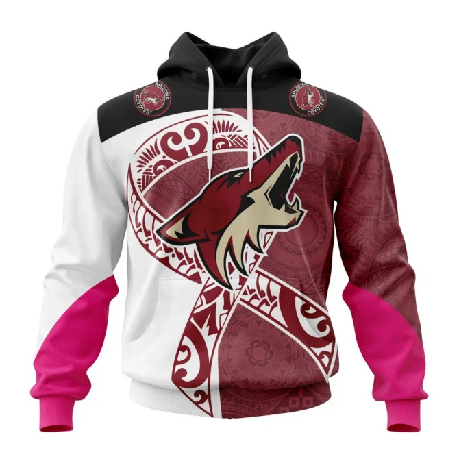 Arizona Coyotes, Specialized Samoa Fights Cancer Jersey Graphic Hoodie