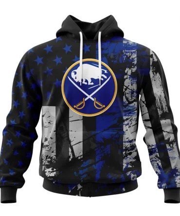 Buffalo Sabres, Specialized Jersey For America Graphic Hoodie