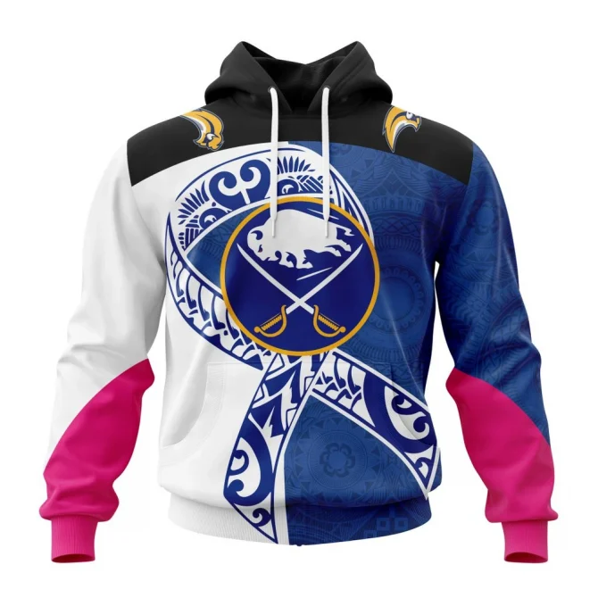 Buffalo Sabres, Specialized Samoa Fights Cancer Jersey Graphic Hoodie