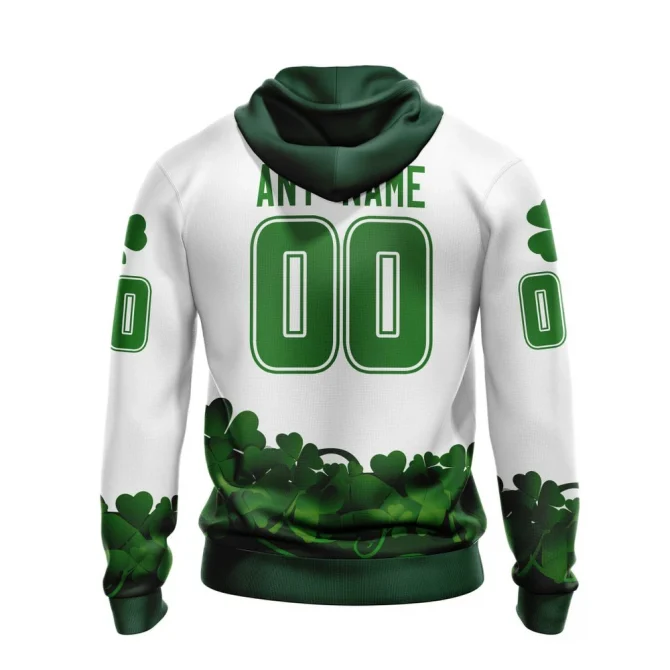 Calgary Flames, Happy St.Patrick Days Jersey Graphic Hoodie - Image 2