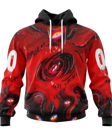 Carolina Hurricanes, Specialized Jersey For Halloween Night Graphic Hoodie