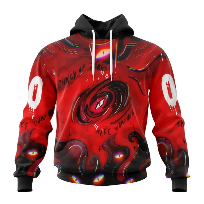 Carolina Hurricanes, Specialized Jersey For Halloween Night Graphic Hoodie