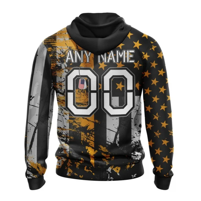 Chicago Blackhawks, Specialized Jersey For America Graphic Hoodie - Image 2