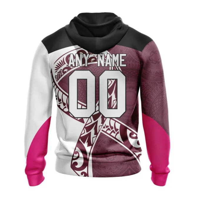 Colorado Avalanche, Specialized Samoa Fights Cancer Jersey Graphic Hoodie - Image 2