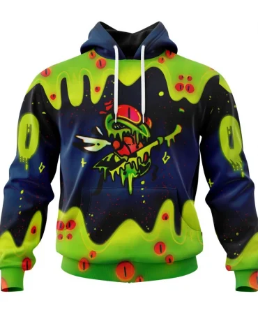Columbus Blue Jackets, Specialized Jersey For Halloween Night Graphic Hoodie