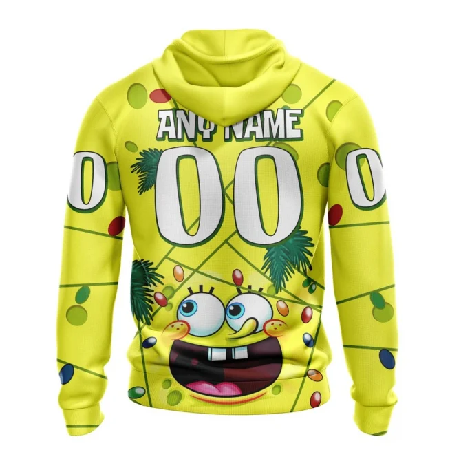 Dallas Stars, Specialized Jersey With Spongebob Graphic Hoodie - Image 2