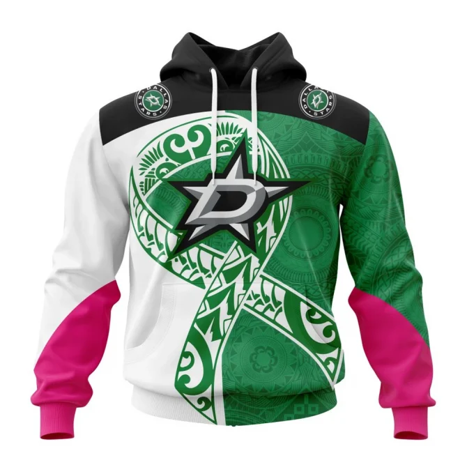 Dallas Stars, Specialized Samoa Fights Cancer Jersey Graphic Hoodie