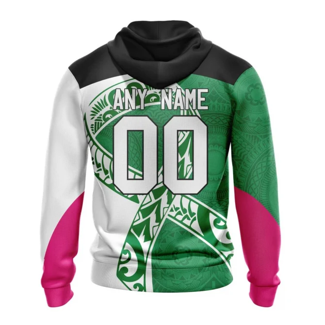 Dallas Stars, Specialized Samoa Fights Cancer Jersey Graphic Hoodie - Image 2