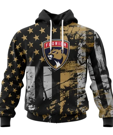 Florida Panthers, Specialized Jersey For America Graphic Hoodie