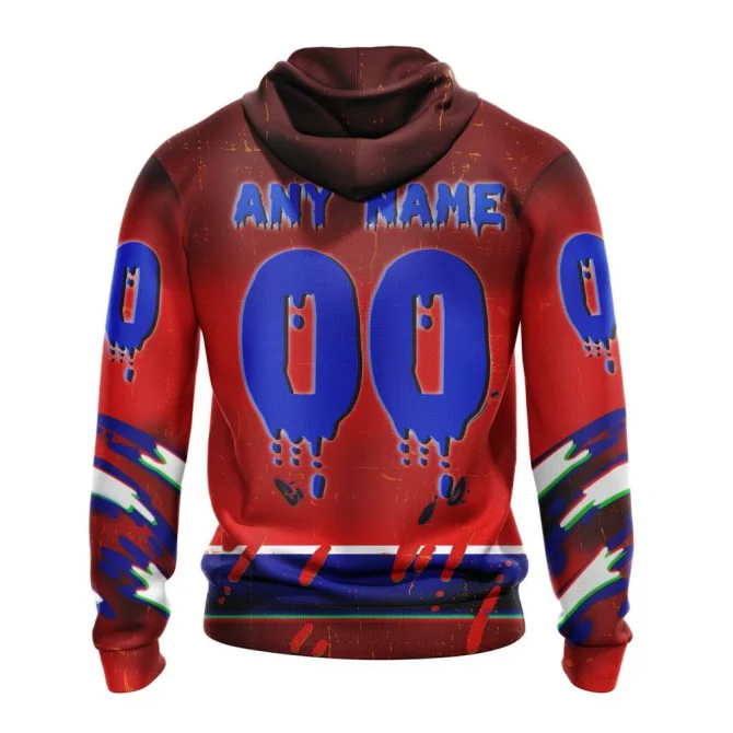 Florida Panthers, Specialized Jersey For Halloween Night Graphic Hoodie - Image 2