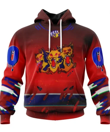 Florida Panthers, Specialized Jersey For Halloween Night Graphic Hoodie
