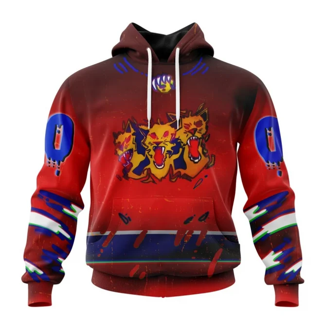 Florida Panthers, Specialized Jersey For Halloween Night Graphic Hoodie