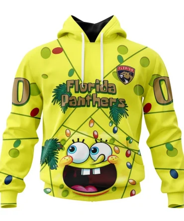 Florida Panthers, Specialized Jersey With Spongebob Graphic Hoodie