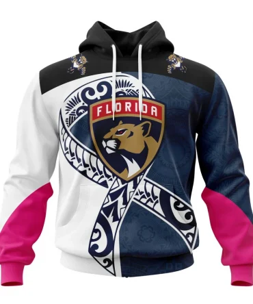 Florida Panthers Specialized Samoa Fights Cancer Jersey Graphic Hoodie
