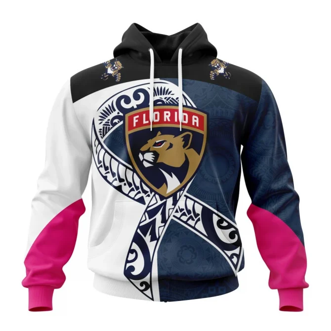 Florida Panthers Specialized Samoa Fights Cancer Jersey Graphic Hoodie