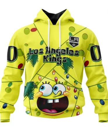 Los Angeles Kings, Specialized Jersey With Spongebob Graphic Hoodie