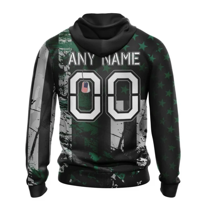 Minnesota Wild, Specialized Jersey For America Graphic Hoodie - Image 2