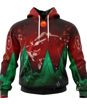 Minnesota Wild, Specialized Jersey For Halloween Night Graphic Hoodie