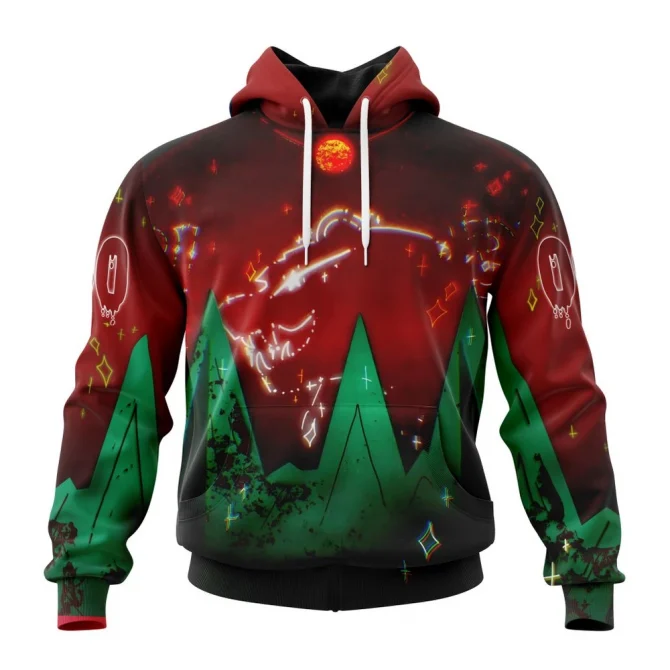 Minnesota Wild, Specialized Jersey For Halloween Night Graphic Hoodie