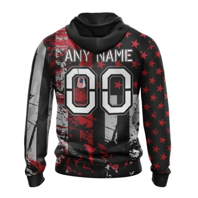 Montreal Canadiens Specialized Jersey For America Graphic Hoodie - Image 2
