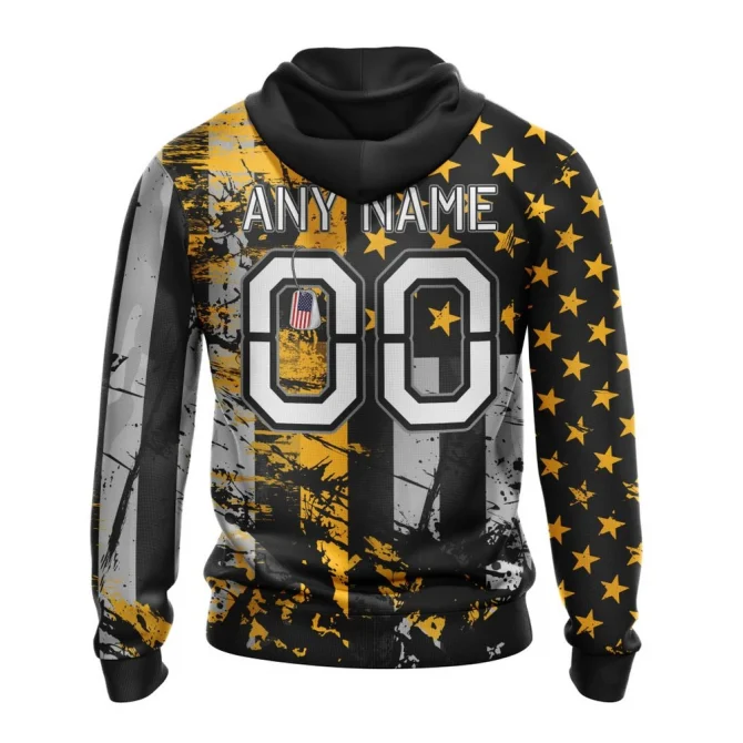Nashville Predators, Specialized Jersey For America Graphic Hoodie - Image 2