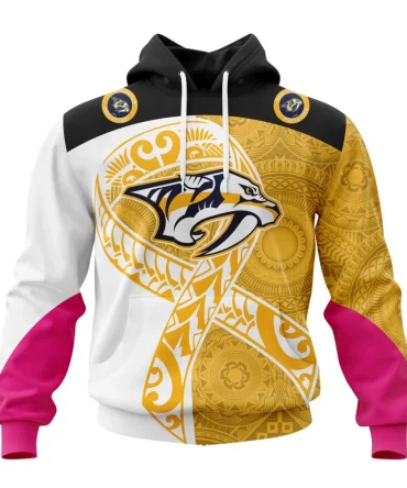 Nashville Predators, Specialized Samoa Fights Cancer Jersey Graphic Hoodie