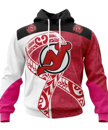 New Jersey Devils, Specialized Samoa Fights Cancer Jersey Graphic Hoodie