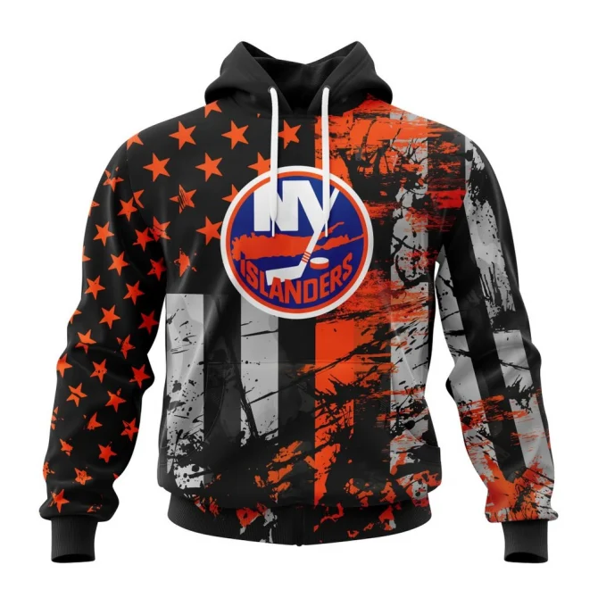 New York Islanders, Specialized Jersey For America Graphic Hoodie