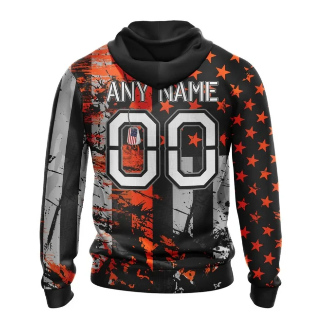 New York Islanders, Specialized Jersey For America Graphic Hoodie - Image 2