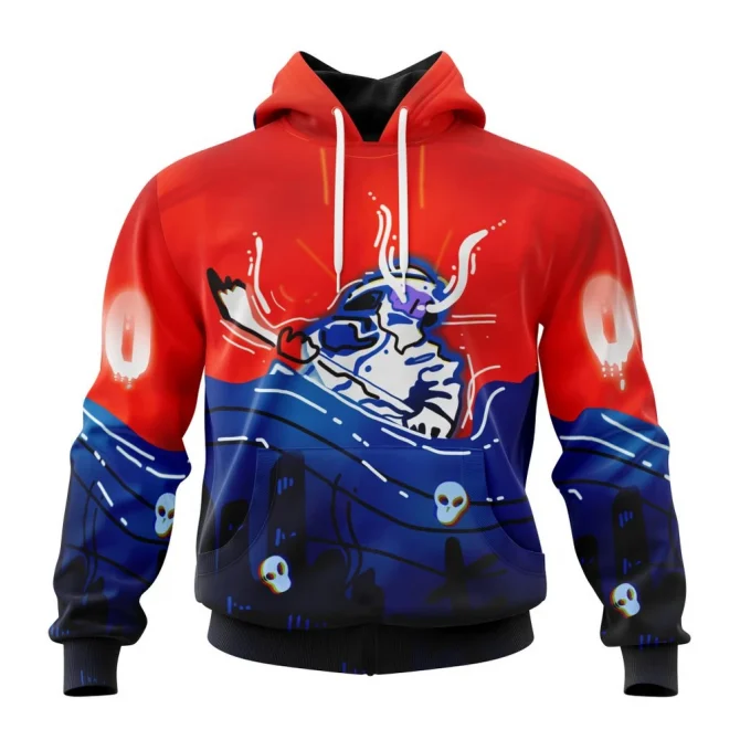 New York Islanders, Specialized Jersey For Halloween Night Graphic Hoodie