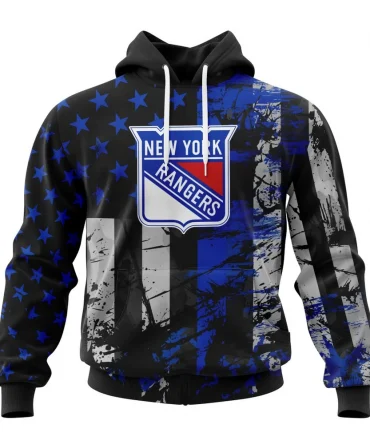 New York Rangers, Specialized Jersey For America Graphic Hoodie