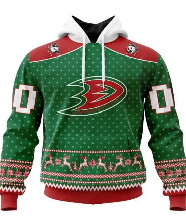 NHL Anaheim Ducks Special Christmas Apparel Graphic Hoodie