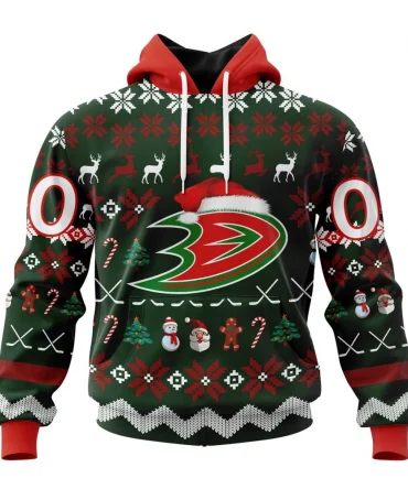 NHL Anaheim Ducks, Specialized Unisex Christmas Is Coming Graphic Hoodie