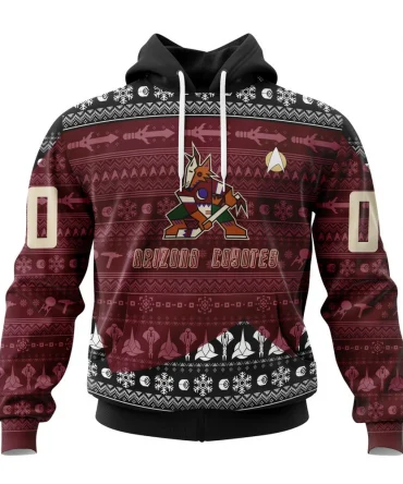 NHL Arizona Coyotes Special Star Trek Design Graphic Hoodie