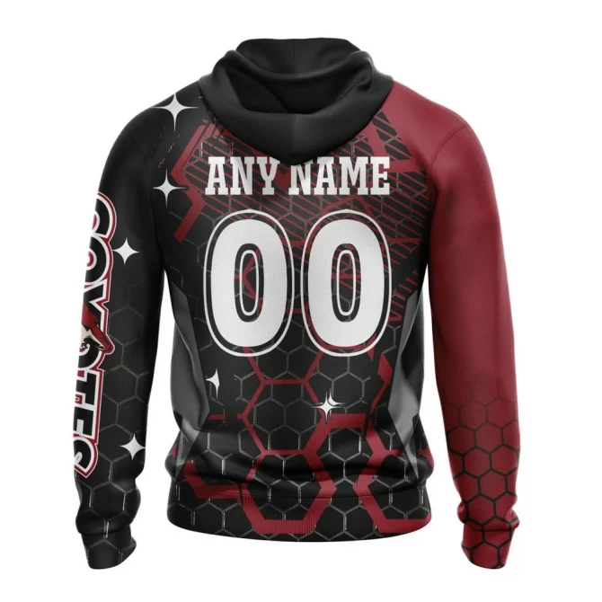 NHL Arizona Coyotes, Specialized Design With Motocross Syle Graphic Hoodie - Image 2