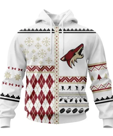 NHL Arizona Coyotes, Specialized Unisex Christmas Is Coming Graphic Hoodie