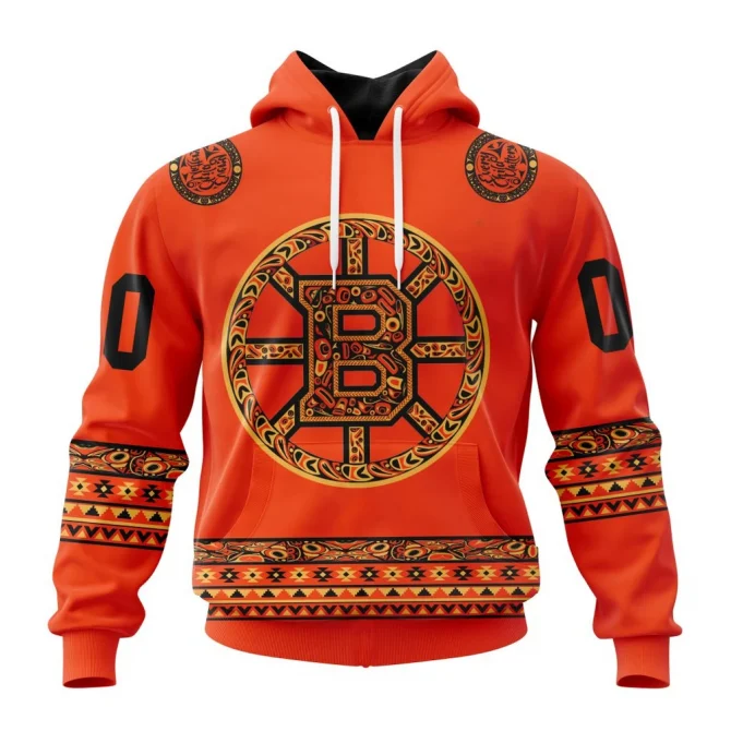 NHL Boston Bruins Specialized National Day For Truth And Reconciliation Graphic Hoodie