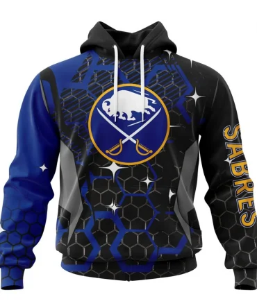NHL Buffalo Sabres, Specialized Design With Motocross Syle Graphic Hoodie