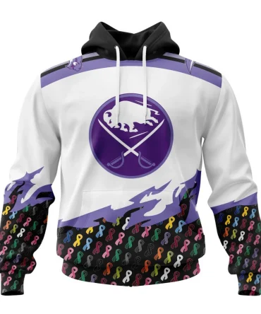 NHL Buffalo Sabres, Specialized Kits In October We Stand Together We Can Beat Cancer Graphic Hoodie