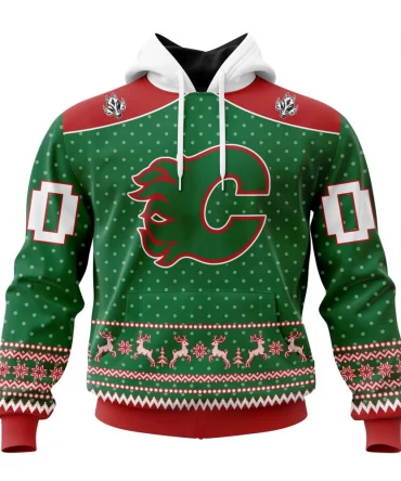 NHL Calgary Flames Special Christmas Apparel Graphic Hoodie