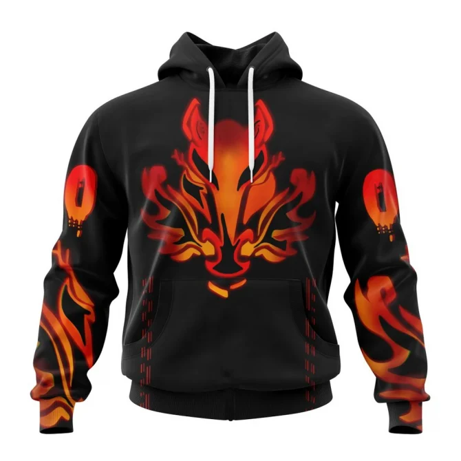 NHL Calgary Flames, Specialized Jersey For Halloween Night Graphic Hoodie