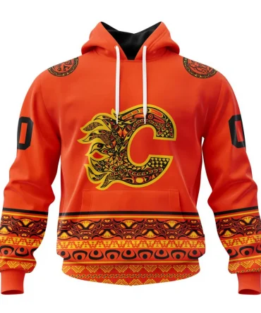 NHL Calgary Flames, Specialized National Day For Truth And Reconciliation Graphic Hoodie