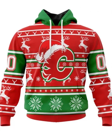 NHL Calgary Flames, Specialized Unisex Christmas Is Coming Graphic Hoodie