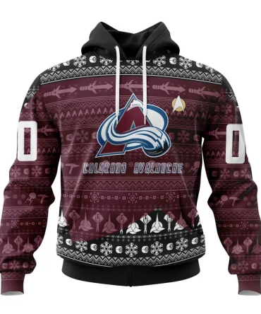 NHL Colorado Avalanche Special Star Trek Design Graphic Hoodie