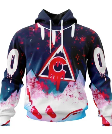 NHL Colorado Avalanche, Specialized Jersey For Halloween Night Graphic Hoodie