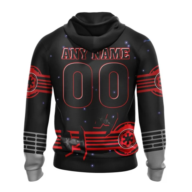 NHL Colorado Avalanche, Specialized Starwar Darth Vader Version Jersey Graphic Hoodie - Image 2