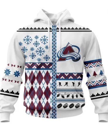 NHL Colorado Avalanche, Specialized Unisex Christmas Is Coming Graphic Hoodie